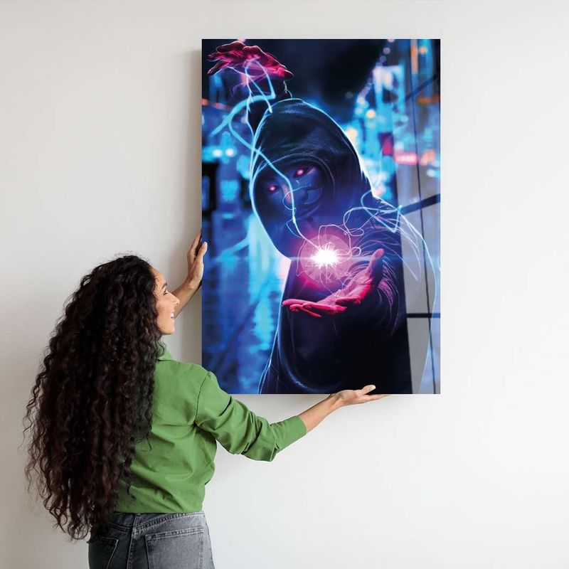 Casa si Gradina - Decoratiuni - Tablouri - Tablou sticlă securizată Wallxpert, sticlă, 50 x 70 cm, multicolor, 975GSR1513 - Infinity.ro
