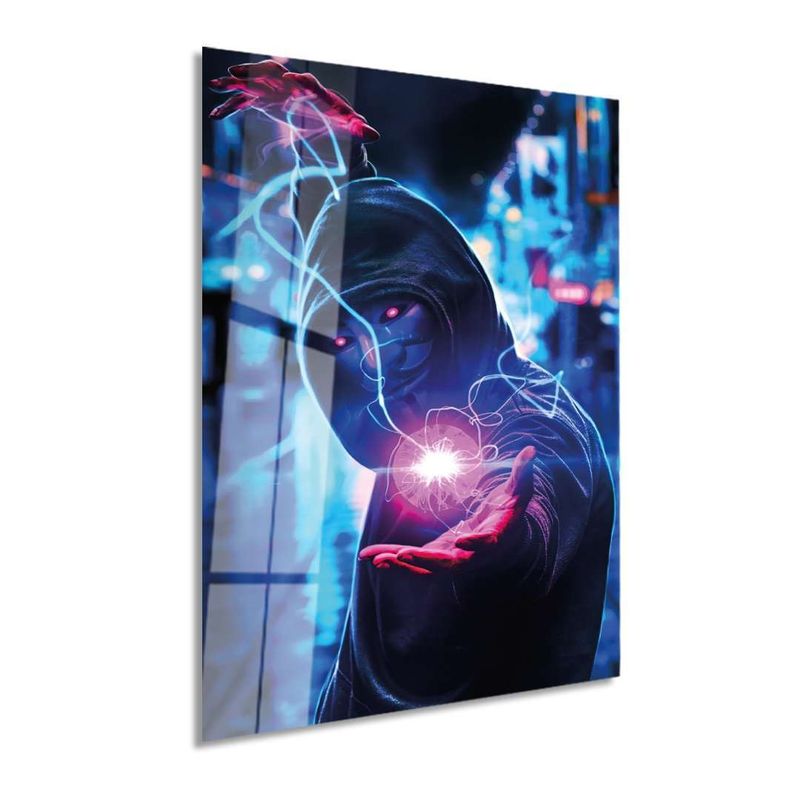 Casa si Gradina - Decoratiuni - Tablouri - Tablou sticlă securizată Wallxpert, sticlă, 50 x 70 cm, multicolor, 975GSR1513 - Infinity.ro