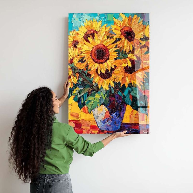 Casa si Gradina - Decoratiuni - Tablouri - Tablou sticlă securizată Wallxpert, sticlă, 50 x 70 cm, multicolor, 975GSR1443 - Infinity.ro