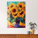 Casa si Gradina - Decoratiuni - Tablouri - Tablou sticlă securizată Wallxpert, sticlă, 50 x 70 cm, multicolor, 975GSR1443 - Infinity.ro