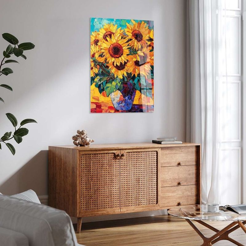 Casa si Gradina - Decoratiuni - Tablouri - Tablou sticlă securizată Wallxpert, sticlă, 50 x 70 cm, multicolor, 975GSR1443 - Infinity.ro