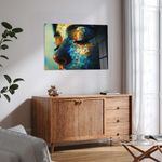Casa si Gradina - Decoratiuni - Tablouri - Tablou sticlă securizată Wallxpert, sticlă, 50 x 70 cm, multicolor, 975GSR1533 - Infinity.ro