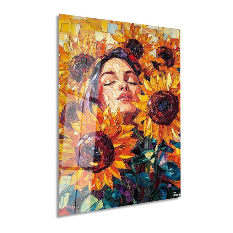 Casa si Gradina - Decoratiuni - Tablouri - Tablou sticlă securizată Wallxpert, sticlă, 50 x 70 cm, multicolor, 975GSR1438 - Infinity.ro