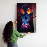 Casa si Gradina - Decoratiuni - Tablouri - Tablou sticlă securizată Wallxpert, sticlă, 50 x 70 cm, multicolor, 975GSR1493 - Infinity.ro