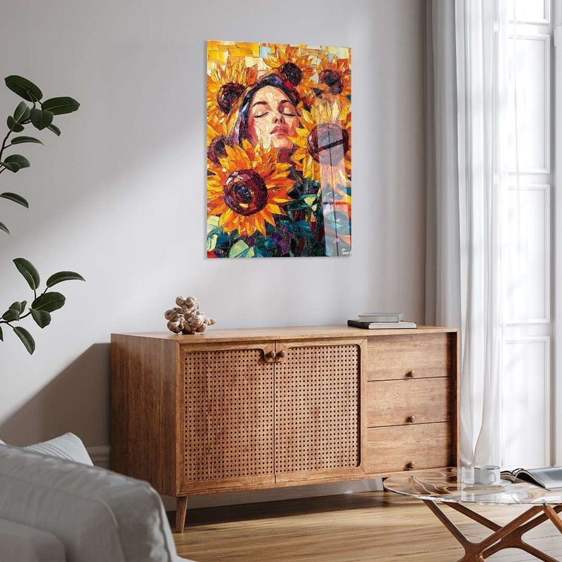 Casa si Gradina - Decoratiuni - Tablouri - Tablou sticlă securizată Wallxpert, sticlă, 50 x 70 cm, multicolor, 975GSR1438 - Infinity.ro