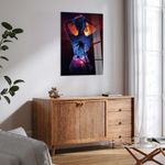Casa si Gradina - Decoratiuni - Tablouri - Tablou sticlă securizată Wallxpert, sticlă, 50 x 70 cm, multicolor, 975GSR1493 - Infinity.ro