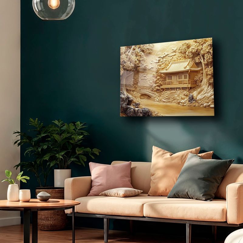Casa si Gradina - Decoratiuni - Tablouri - Tablou sticlă securizată Wallxpert, sticlă, 40 x 60 cm, multicolor, 544CLR1631 - Infinity.ro