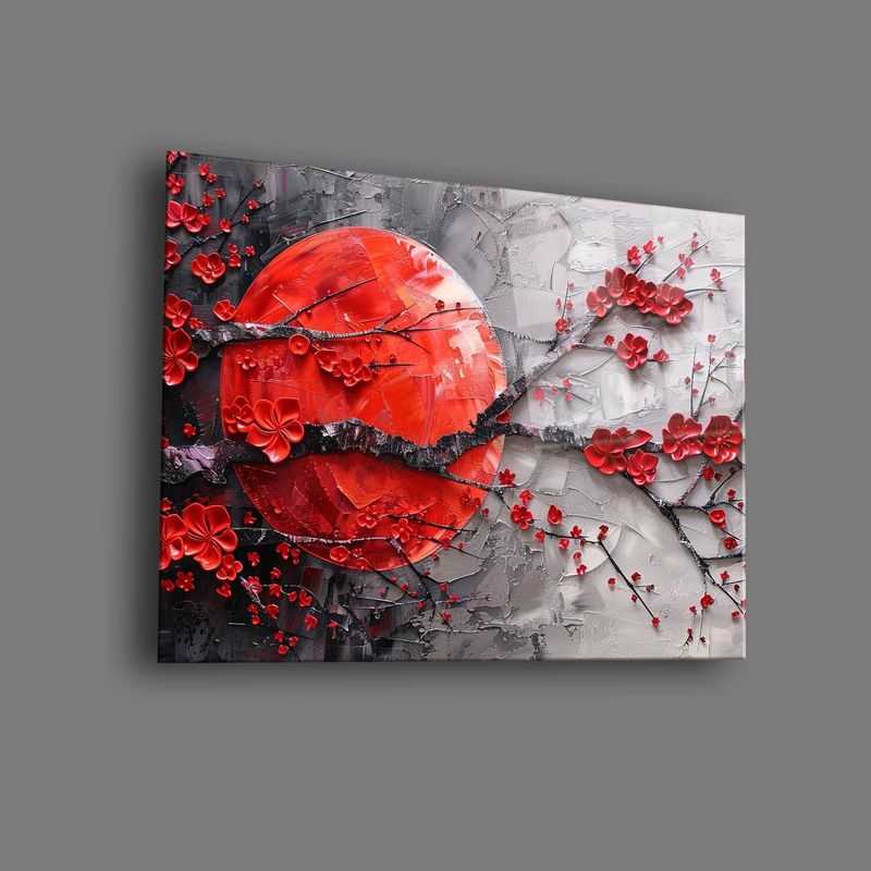 Casa si Gradina - Decoratiuni - Tablouri - Tablou sticlă securizată Wallxpert, sticlă, 40 x 60 cm, multicolor, 544CLR1613 - Infinity.ro