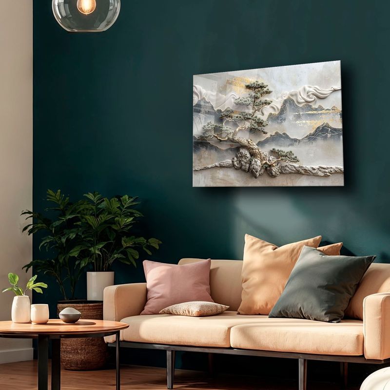 Casa si Gradina - Decoratiuni - Tablouri - Tablou sticlă securizată Wallxpert, sticlă, 40 x 60 cm, multicolor, 544CLR1583 - Infinity.ro