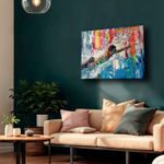 Casa si Gradina - Decoratiuni - Tablouri - Tablou sticlă securizată Wallxpert, sticlă, 40 x 60 cm, multicolor, 544CLR1607 - Infinity.ro