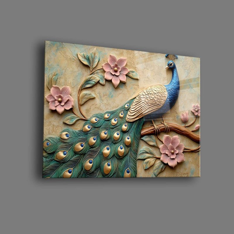 Casa si Gradina - Decoratiuni - Tablouri - Tablou sticlă securizată Wallxpert, sticlă, 40 x 60 cm, multicolor, 544CLR1553 - Infinity.ro
