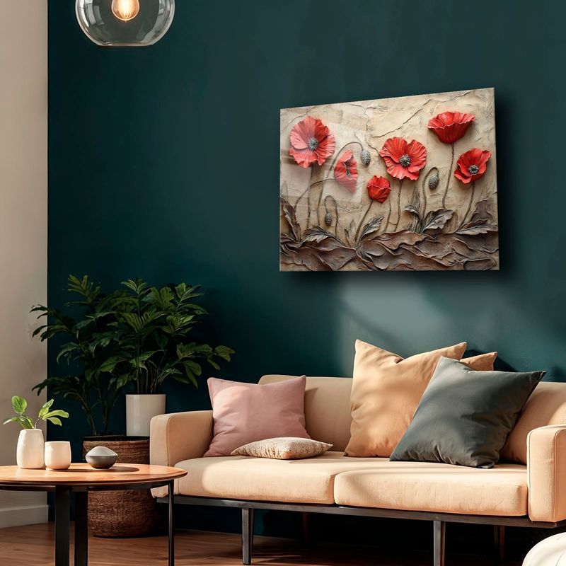 Casa si Gradina - Decoratiuni - Tablouri - Tablou sticlă securizată Wallxpert, sticlă, 40 x 60 cm, multicolor, 544CLR1505 - Infinity.ro
