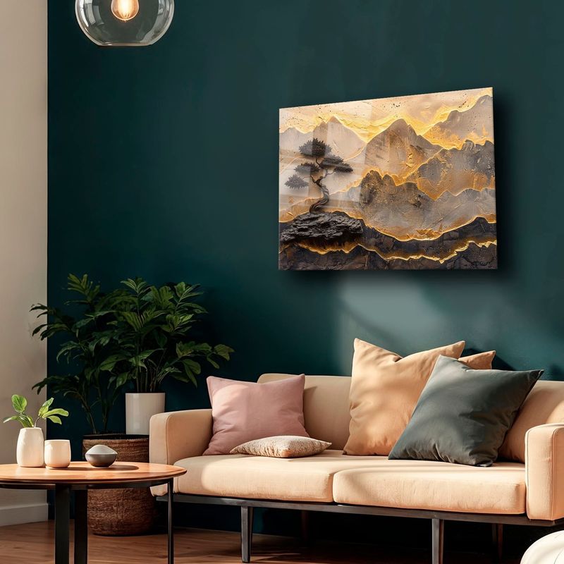 Casa si Gradina - Decoratiuni - Tablouri - Tablou sticlă securizată Wallxpert, sticlă, 40 x 60 cm, multicolor, 544CLR1571 - Infinity.ro