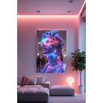 Casa si Gradina - Decoratiuni - Tablouri - Tablou sticlă securizată Wallxpert, sticlă, 50 x 70 cm, multicolor, 975GSR1273 - Infinity.ro