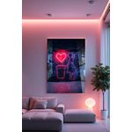 Casa si Gradina - Decoratiuni - Tablouri - Tablou sticlă securizată Wallxpert, sticlă, 50 x 70 cm, multicolor, 975GSR1388 - Infinity.ro