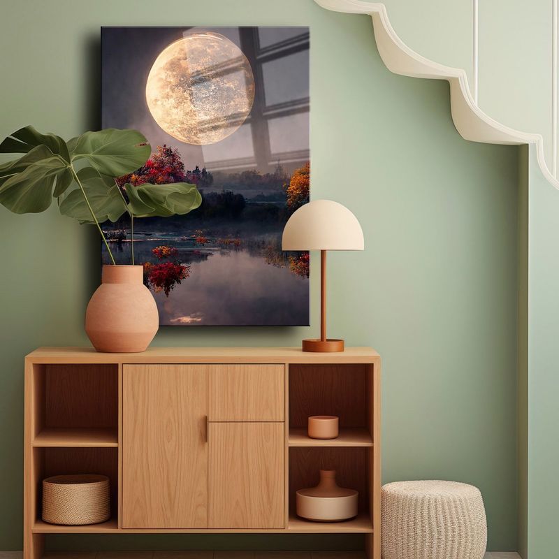 Casa si Gradina - Decoratiuni - Tablouri - Tablou sticlă securizată Wallxpert, sticlă, 40 x 60 cm, multicolor, 544CLR1319 - Infinity.ro