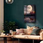 Casa si Gradina - Decoratiuni - Tablouri - Tablou sticlă securizată Wallxpert, sticlă, 40 x 60 cm, multicolor, 544CLR1319 - Infinity.ro
