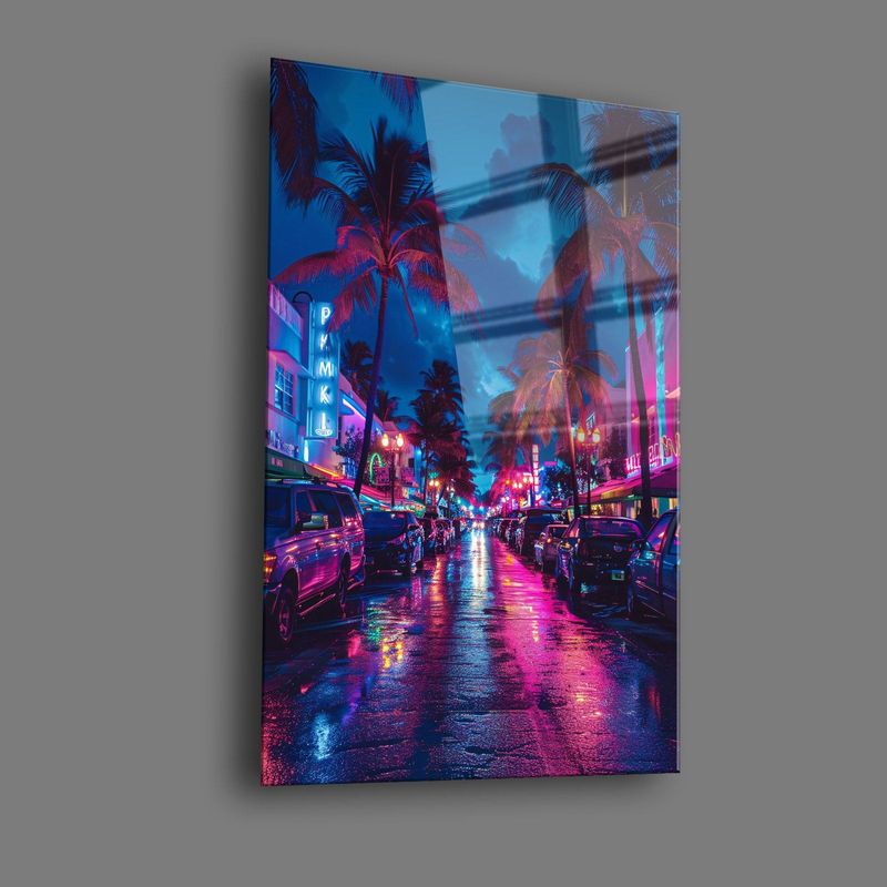 Casa si Gradina - Decoratiuni - Tablouri - Tablou sticlă securizată Wallxpert, sticlă, 40 x 60 cm, multicolor, 544CLR1211 - Infinity.ro