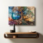 Casa si Gradina - Decoratiuni - Tablouri - Tablou sticlă securizată Wallxpert, sticlă, 40 x 60 cm, multicolor, 544CLR1445 - Infinity.ro