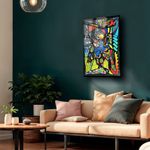Casa si Gradina - Decoratiuni - Tablouri - Tablou sticlă securizată Wallxpert, sticlă, 40 x 60 cm, multicolor, 544CLR1247 - Infinity.ro