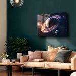 Casa si Gradina - Decoratiuni - Tablouri - Tablou sticlă securizată Wallxpert, sticlă, 50 x 70 cm, multicolor, 544CLR1650 - Infinity.ro