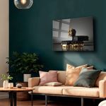 Casa si Gradina - Decoratiuni - Tablouri - Tablou sticlă securizată Wallxpert, sticlă, 40 x 60 cm, multicolor, 544CLR1193 - Infinity.ro