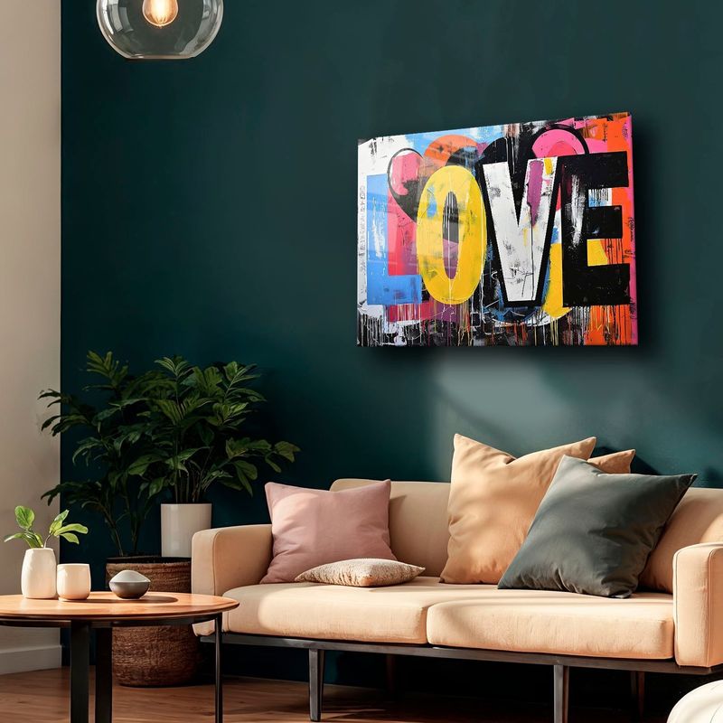 Casa si Gradina - Decoratiuni - Tablouri - Tablou sticlă securizată Wallxpert, sticlă, 50 x 70 cm, multicolor, 544CLR1578 - Infinity.ro