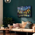 Casa si Gradina - Decoratiuni - Tablouri - Tablou sticlă securizată Wallxpert, sticlă, 50 x 70 cm, multicolor, 544CLR1350 - Infinity.ro
