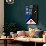 Casa si Gradina - Decoratiuni - Tablouri - Tablou sticlă securizată Wallxpert, sticlă, 50 x 70 cm, multicolor, 544CLR1338 - Infinity.ro