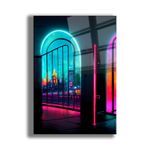 Casa si Gradina - Decoratiuni - Tablouri - Tablou sticlă securizată Wallxpert, sticlă, 50 x 70 cm, multicolor, 544CLR1128 - Infinity.ro