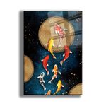 Casa si Gradina - Decoratiuni - Tablouri - Tablou sticlă securizată Wallxpert, sticlă, 50 x 70 cm, multicolor, 544CLR1278 - Infinity.ro