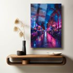 Casa si Gradina - Decoratiuni - Tablouri - Tablou sticlă securizată Wallxpert, sticlă, 50 x 70 cm, multicolor, 544CLR1212 - Infinity.ro