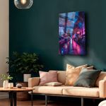 Casa si Gradina - Decoratiuni - Tablouri - Tablou sticlă securizată Wallxpert, sticlă, 50 x 70 cm, multicolor, 544CLR1212 - Infinity.ro