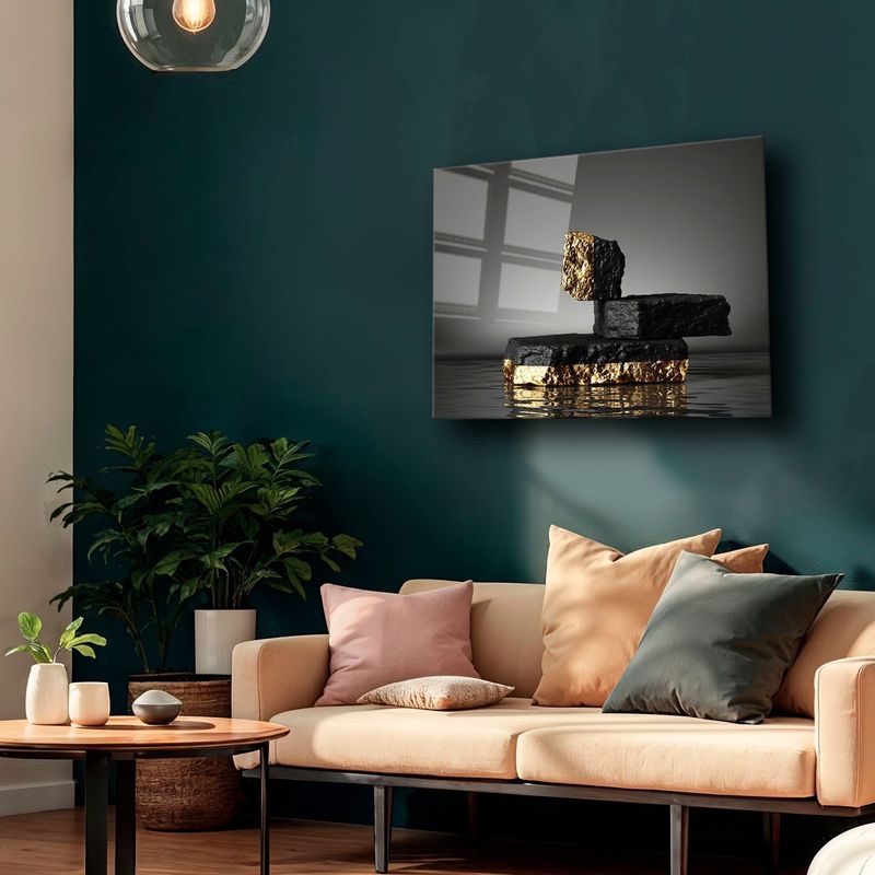 Casa si Gradina - Decoratiuni - Tablouri - Tablou sticlă securizată Wallxpert, sticlă, 50 x 70 cm, multicolor, 544CLR1194 - Infinity.ro