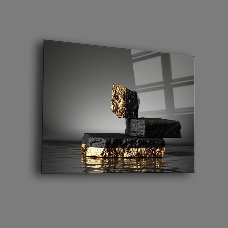 Casa si Gradina - Decoratiuni - Tablouri - Tablou sticlă securizată Wallxpert, sticlă, 50 x 70 cm, multicolor, 544CLR1194 - Infinity.ro