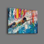 Casa si Gradina - Decoratiuni - Tablouri - Tablou sticlă securizată Wallxpert, sticlă, 60 x 90 cm, multicolor, 544CLR1609 - Infinity.ro