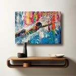 Casa si Gradina - Decoratiuni - Tablouri - Tablou sticlă securizată Wallxpert, sticlă, 60 x 90 cm, multicolor, 544CLR1609 - Infinity.ro
