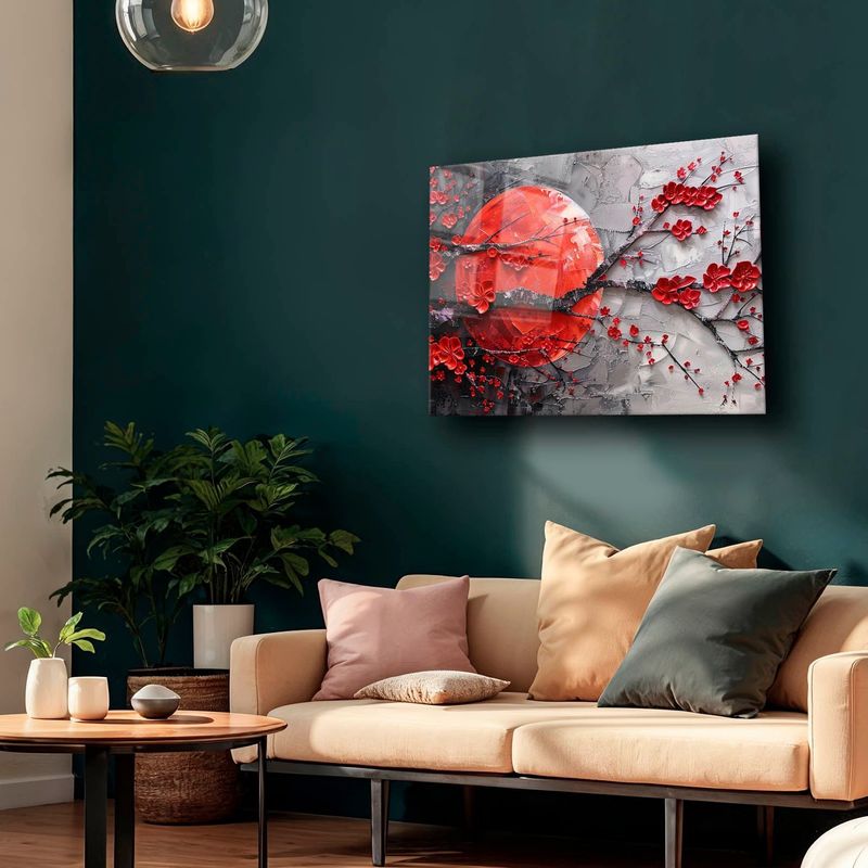 Casa si Gradina - Decoratiuni - Tablouri - Tablou sticlă securizată Wallxpert, sticlă, 60 x 90 cm, multicolor, 544CLR1615 - Infinity.ro