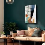 Casa si Gradina - Decoratiuni - Tablouri - Tablou sticlă securizată Wallxpert, sticlă, 60 x 90 cm, multicolor, 544CLR1597 - Infinity.ro