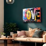 Casa si Gradina - Decoratiuni - Tablouri - Tablou sticlă securizată Wallxpert, sticlă, 60 x 90 cm, multicolor, 544CLR1579 - Infinity.ro