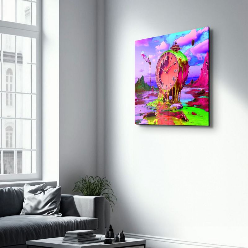 Casa si Gradina - Decoratiuni - Tablouri - Tablou sticlă securizată Wallxpert, sticlă, 40 x 40 cm, multicolor, 642BTH1303 - Infinity.ro