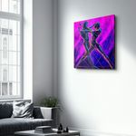 Casa si Gradina - Decoratiuni - Tablouri - Tablou sticlă securizată Wallxpert, sticlă, 40 x 40 cm, multicolor, 642BTH1283 - Infinity.ro
