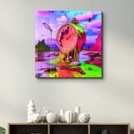 Casa si Gradina - Decoratiuni - Tablouri - Tablou sticlă securizată Wallxpert, sticlă, 40 x 40 cm, multicolor, 642BTH1303 - Infinity.ro