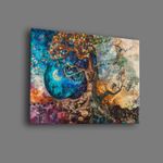 Casa si Gradina - Decoratiuni - Tablouri - Tablou sticlă securizată Wallxpert, sticlă, 60 x 90 cm, multicolor, 544CLR1447 - Infinity.ro