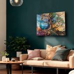 Casa si Gradina - Decoratiuni - Tablouri - Tablou sticlă securizată Wallxpert, sticlă, 60 x 90 cm, multicolor, 544CLR1447 - Infinity.ro