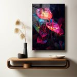 Casa si Gradina - Decoratiuni - Tablouri - Tablou sticlă securizată Wallxpert, sticlă, 60 x 90 cm, multicolor, 544CLR1405 - Infinity.ro