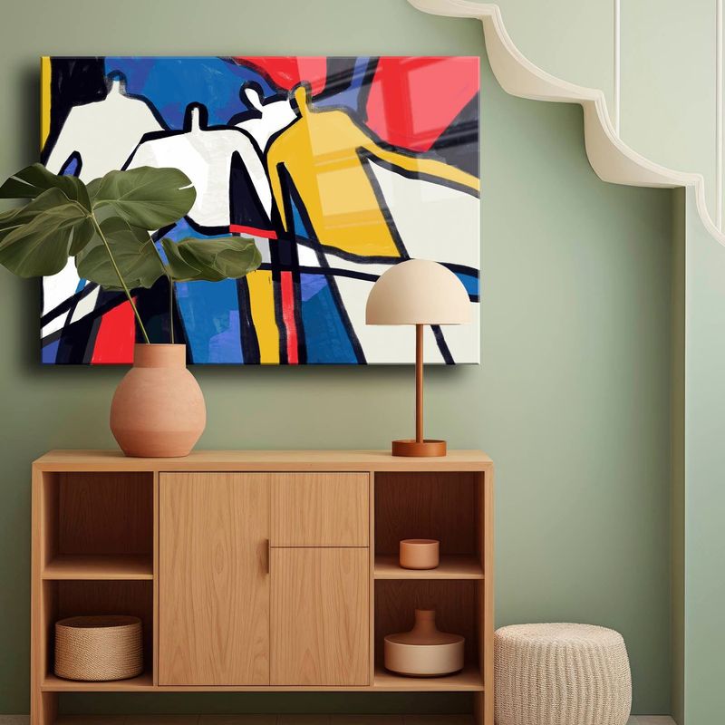 Casa si Gradina - Decoratiuni - Tablouri - Tablou sticlă securizată Wallxpert, sticlă, 60 x 90 cm, multicolor, 544CLR1315 - Infinity.ro