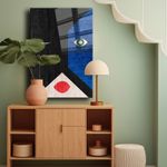 Casa si Gradina - Decoratiuni - Tablouri - Tablou sticlă securizată Wallxpert, sticlă, 60 x 90 cm, multicolor, 544CLR1339 - Infinity.ro