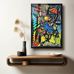 Casa si Gradina - Decoratiuni - Tablouri - Tablou sticlă securizată Wallxpert, sticlă, 60 x 90 cm, multicolor, 544CLR1249 - Infinity.ro