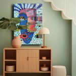 Casa si Gradina - Decoratiuni - Tablouri - Tablou sticlă securizată Wallxpert, sticlă, 60 x 90 cm, multicolor, 544CLR1255 - Infinity.ro